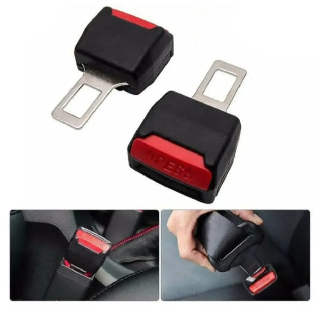 2 pcs Car Seat Belt Clip Extender - Universal Safety Buckle & Secure Drive.