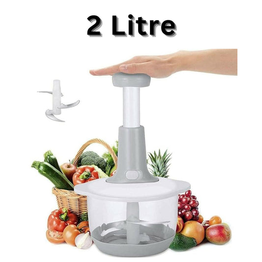 Manual Hand Push Chopper for Vegetables, Meat, and Fruits –7000ML, 1500ML & 2000ML Capacity